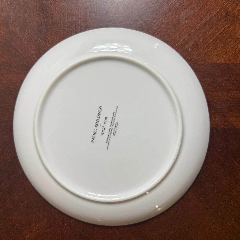 West Elm Rachel Kozlowski Dapper Animal Owl Dessert Plate‎